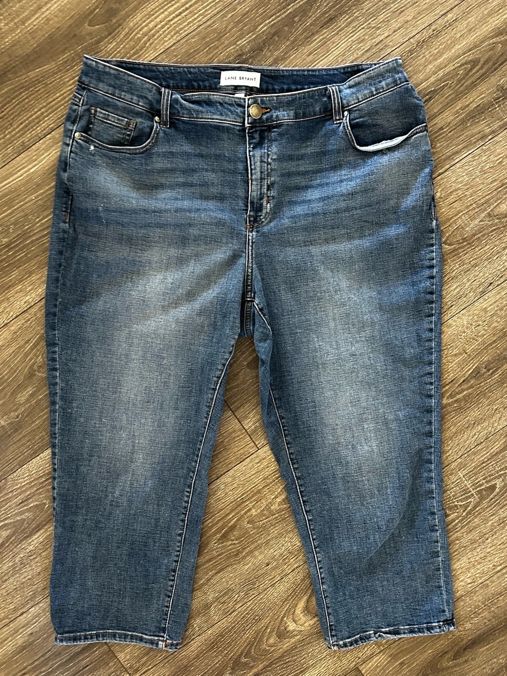 Lane Bryant Midrise Boyfriend Capri Jeans Size 16
